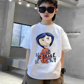 Fantasy Vibes Koralina Kids Drop Shoulder Oversized T-Shirt